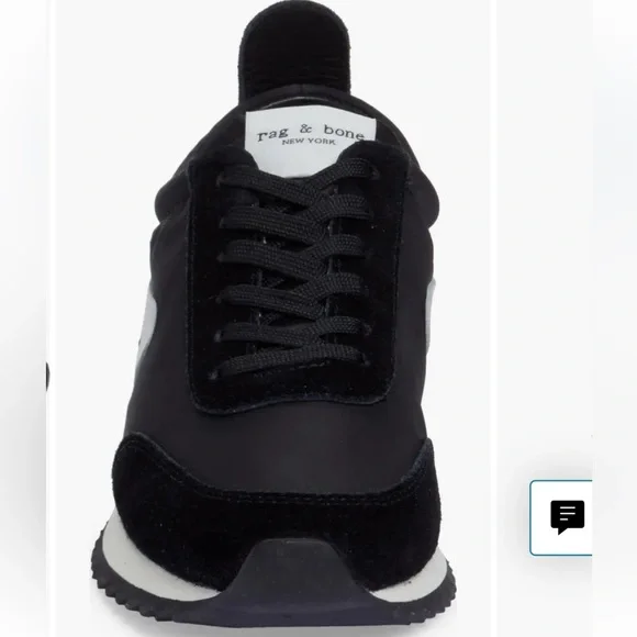 rag and bone  Retrohost pickx Running sneaker in black and white - Picture 4 of 15